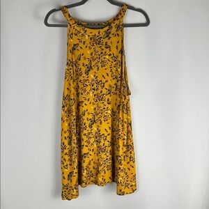 Torrid Dark Yellow Monarch Butterfly Halter Tunic Tank Top